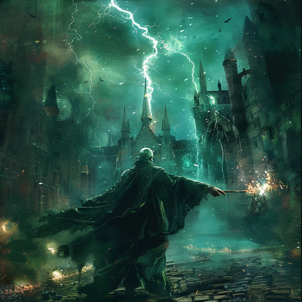 Dark magic and morality - world ruled by voldemort