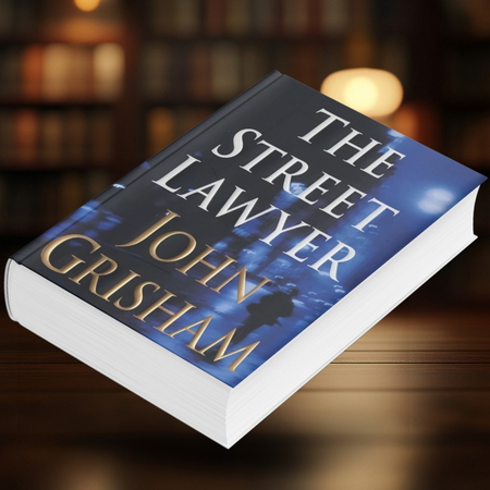 Cover of The Street Lawyer by John Grisham with city lights and a silhouette